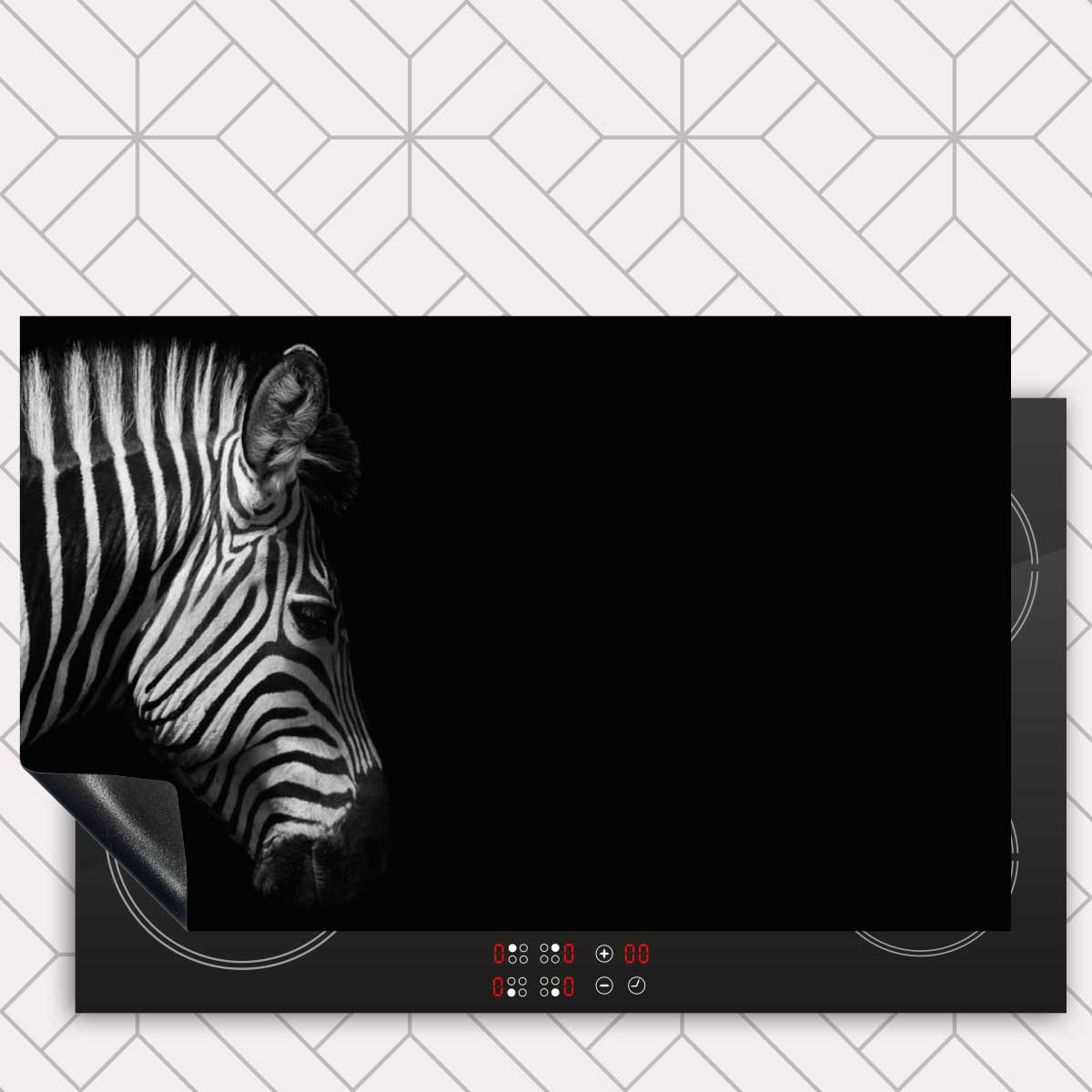 Inductie beschermer - Zebra