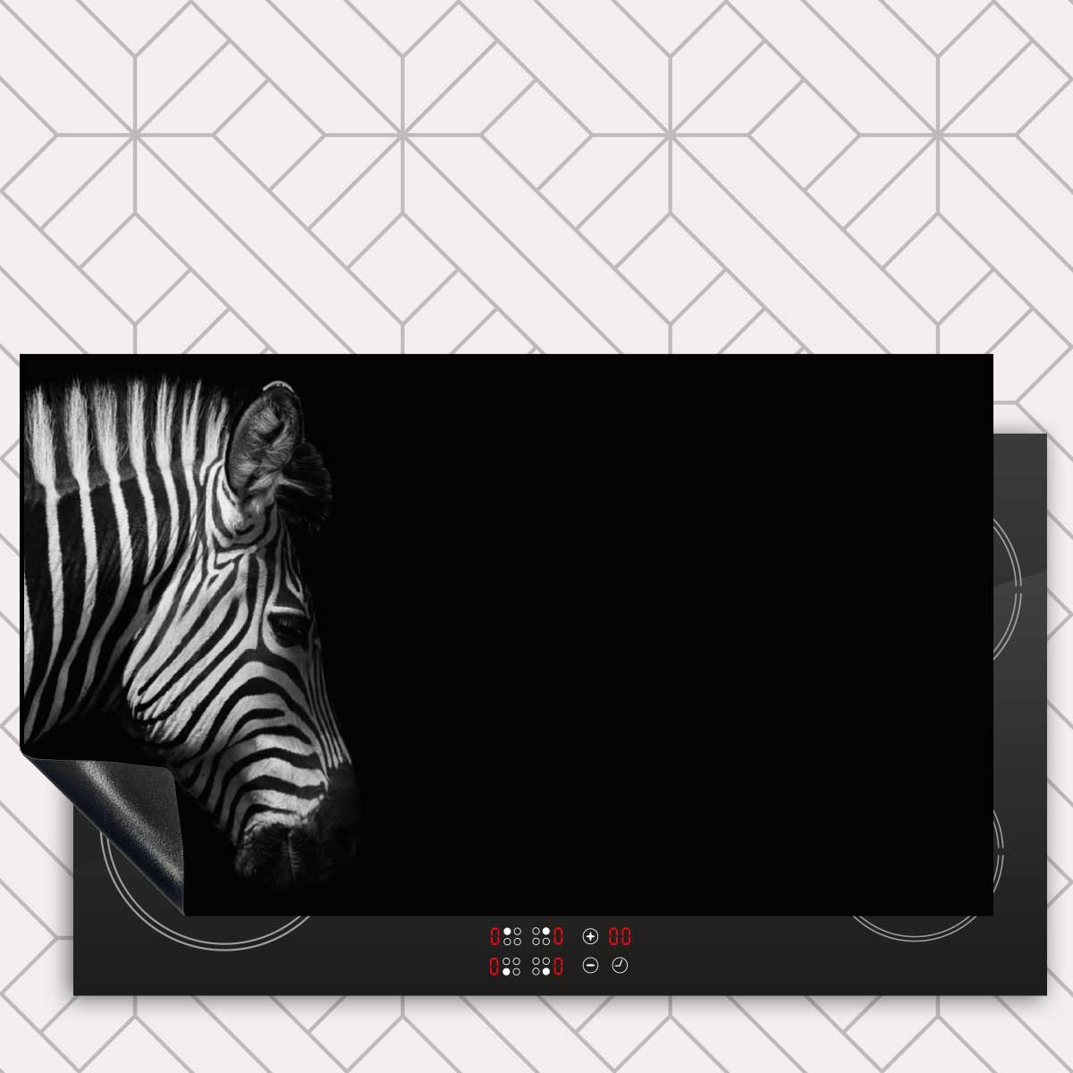 Inductie beschermer - Zebra