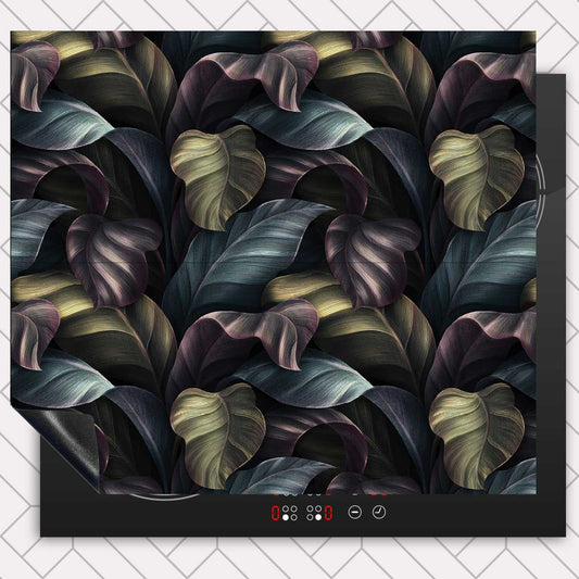 Inductie beschermer - Tropische bladeren