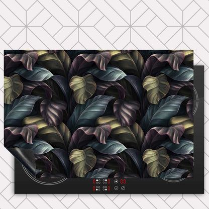 Inductie beschermer - Tropische bladeren