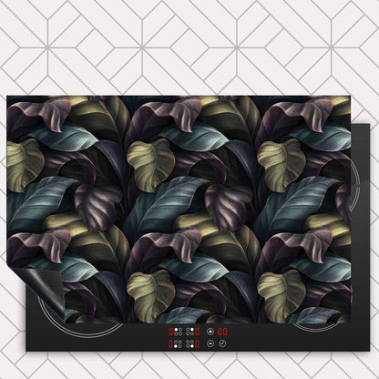 Inductie beschermer - Tropische bladeren