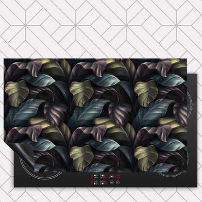 Inductie beschermer - Tropische bladeren