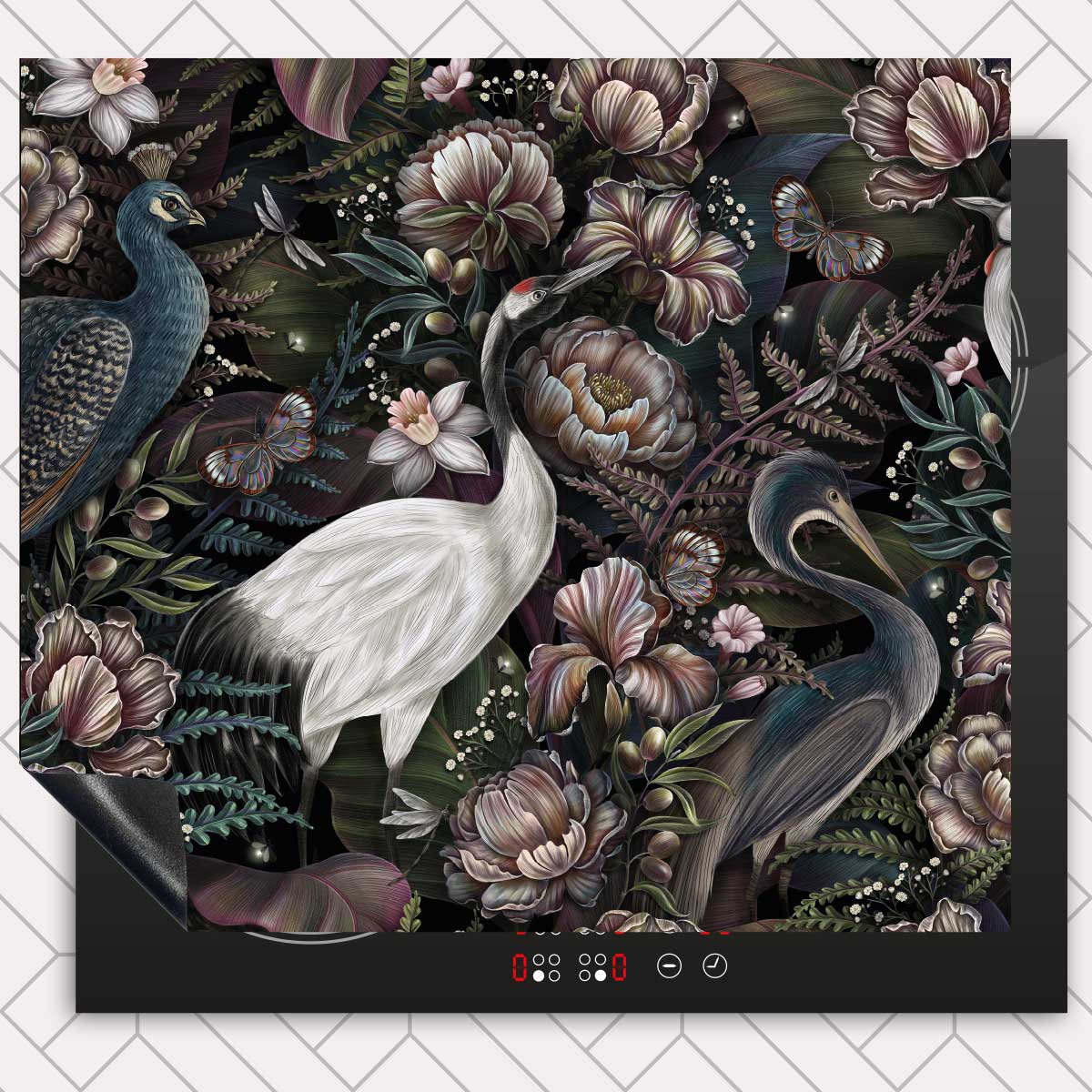 Inductie beschermer - Tropische vogels