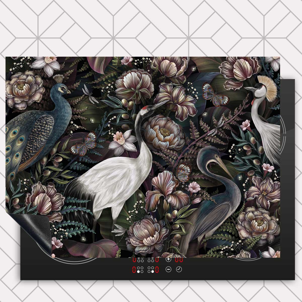 Inductie beschermer - Tropische vogels