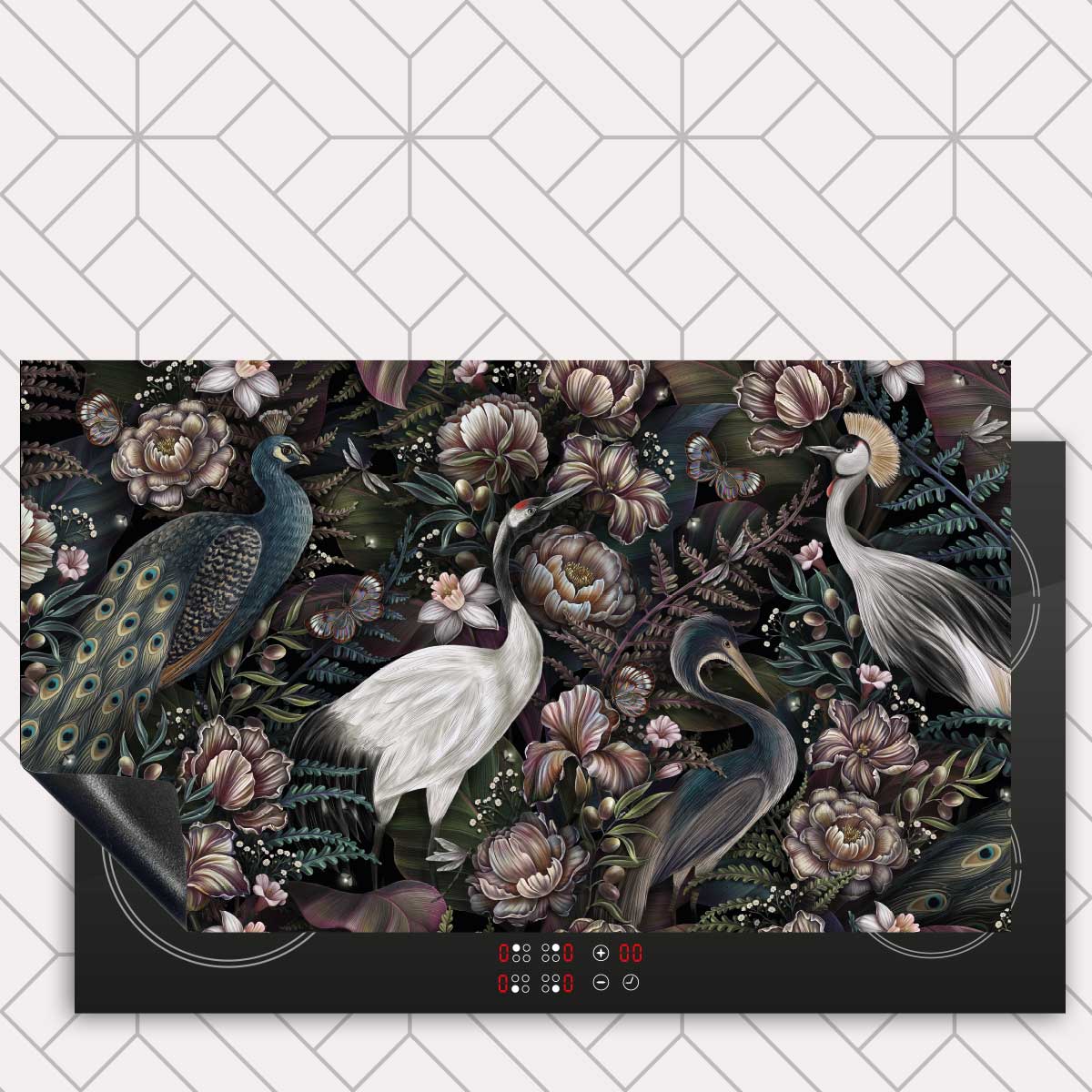 Inductie beschermer - Tropische vogels