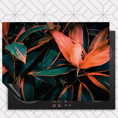 Inductie beschermer - Tropische bloem