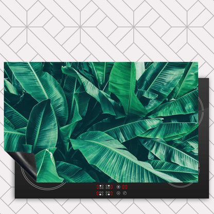 Inductie beschermer - Tropische bladeren