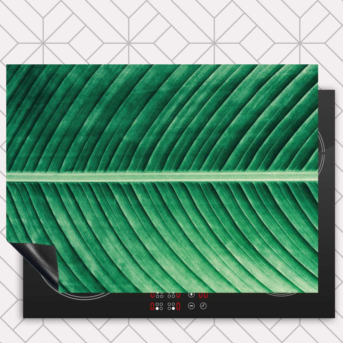 Inductie beschermer - Groen blad