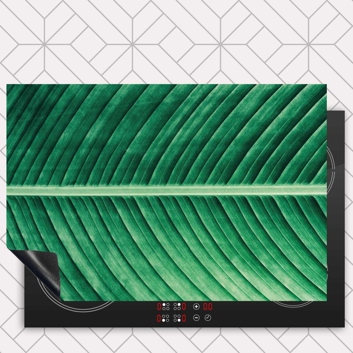 Inductie beschermer - Groen blad