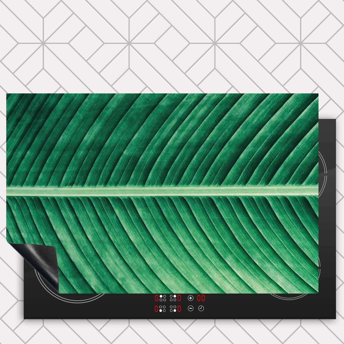 Inductie beschermer - Groen blad