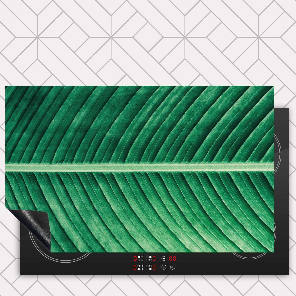 Inductie beschermer - Groen blad