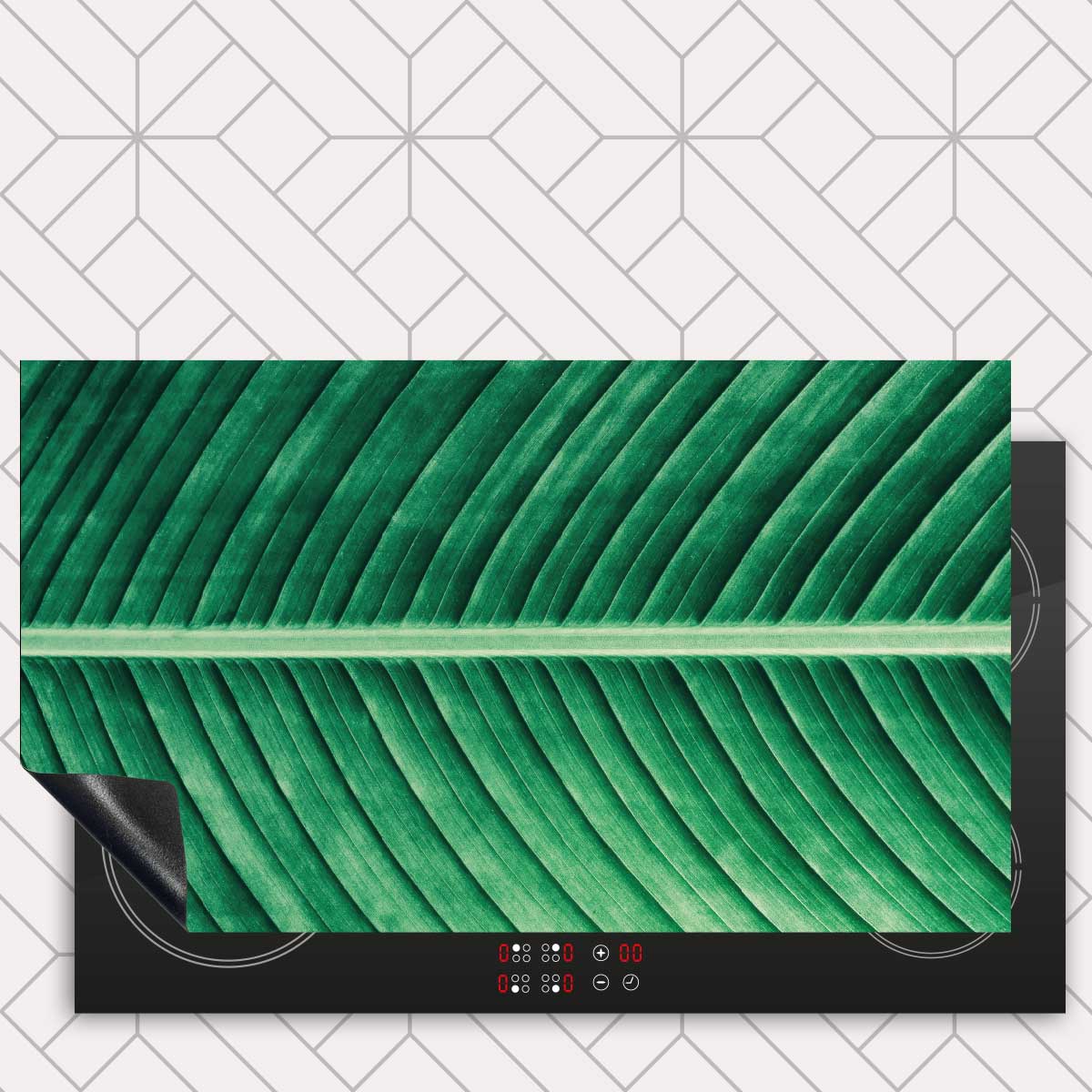 Inductie beschermer - Groen blad