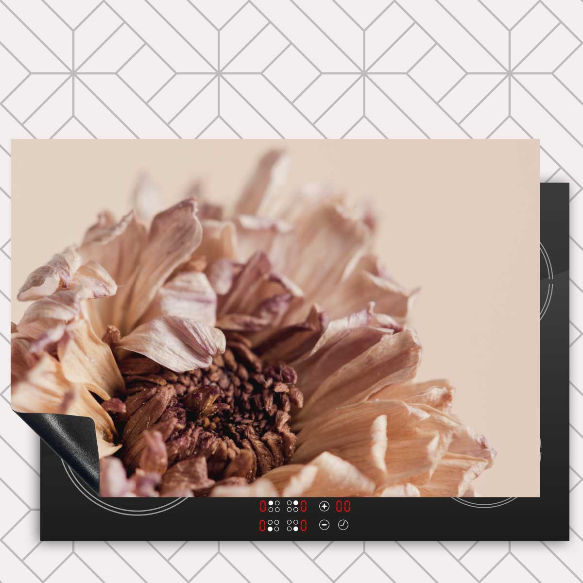 Inductie beschermer - Gedroogde chrysant