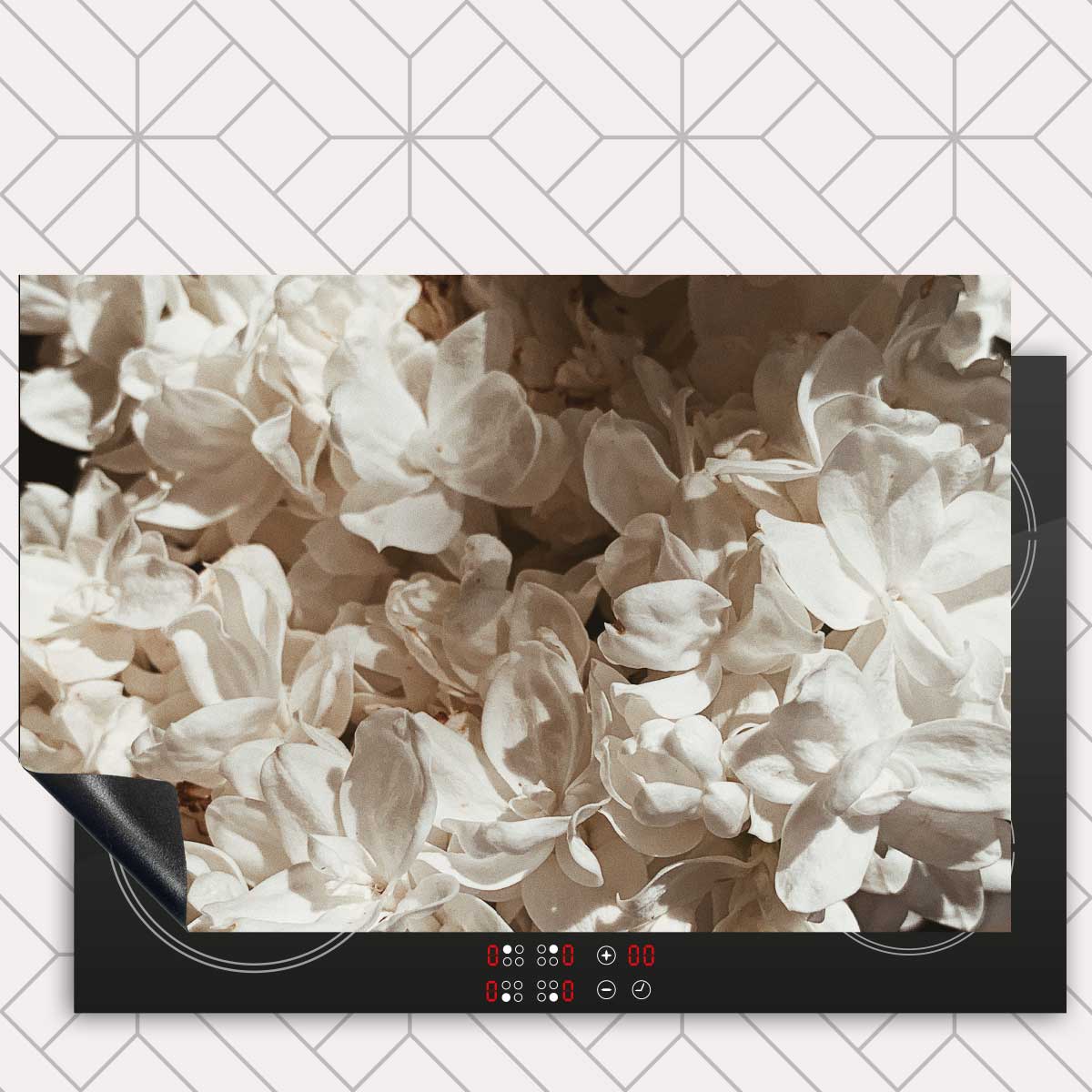 Inductie beschermer - Witte lila