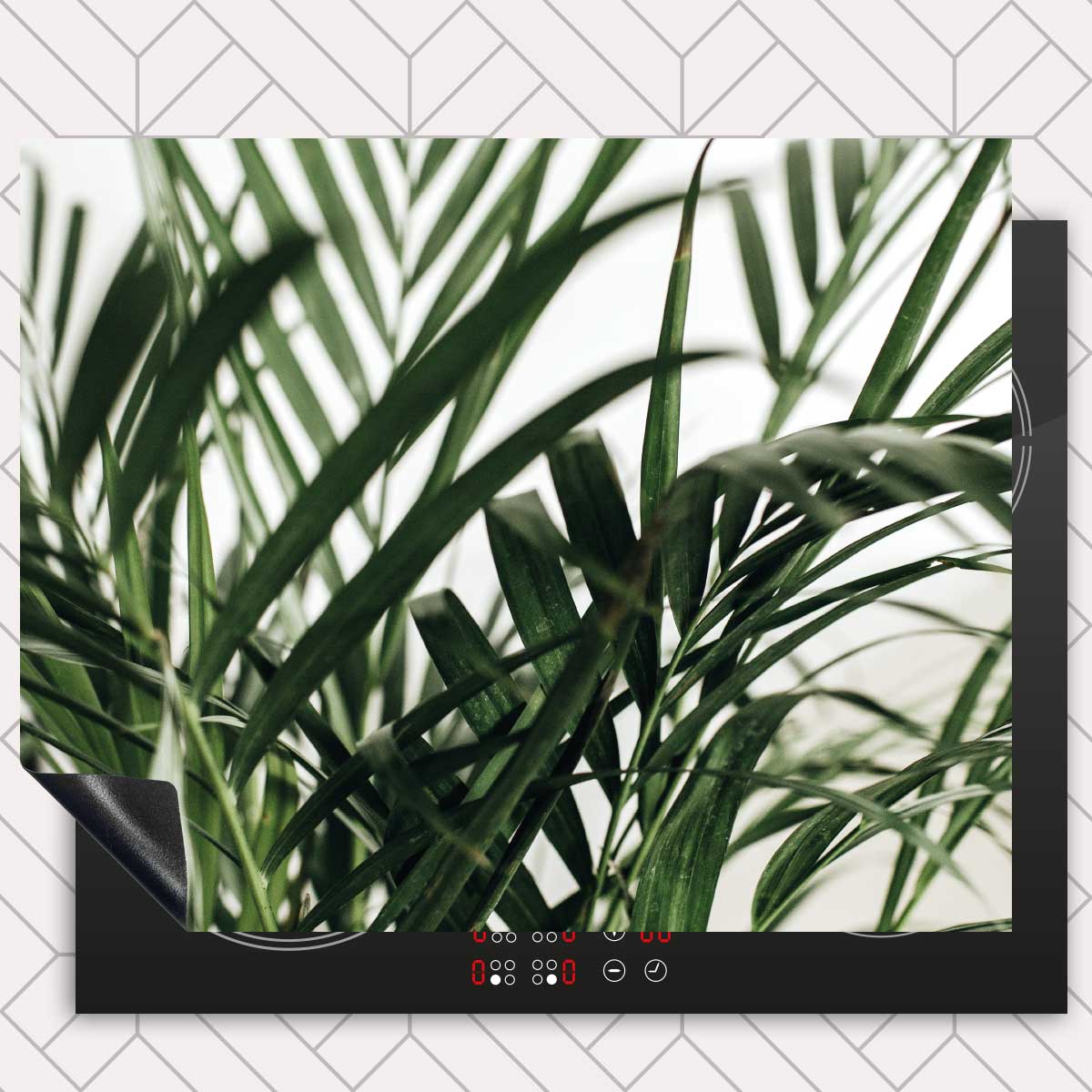 Inductie beschermer - Palm bladeren