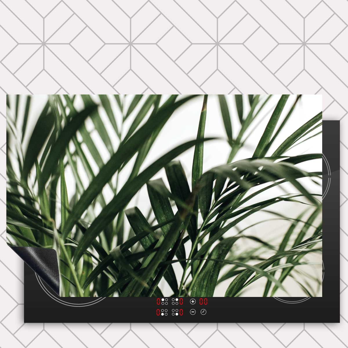 Inductie beschermer - Palm bladeren