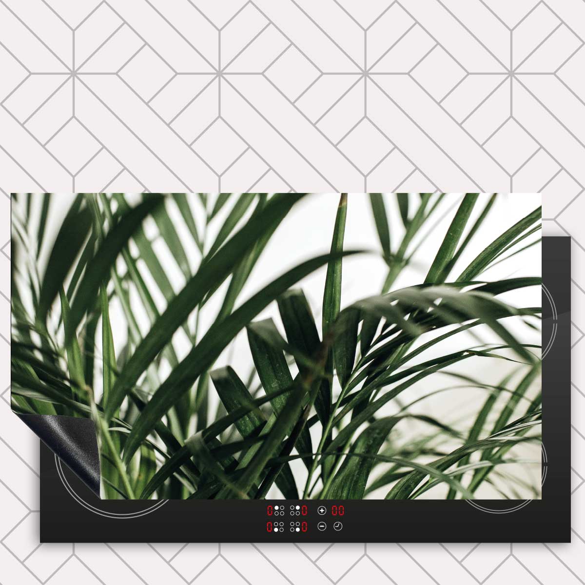 Inductie beschermer - Palm bladeren