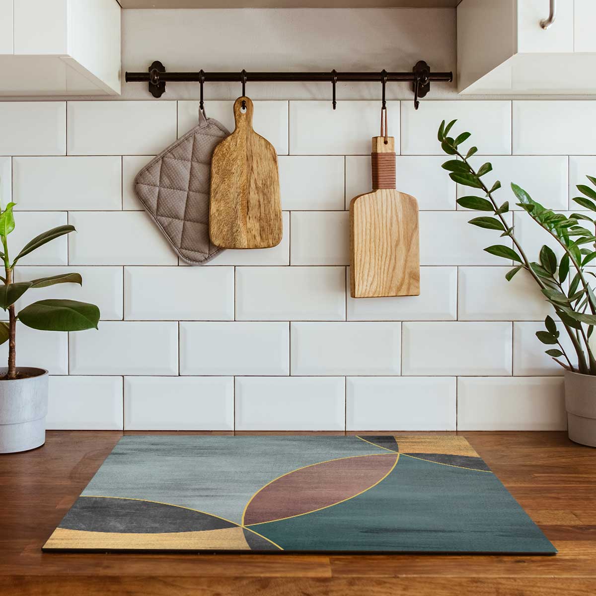 Inductie beschermer - overlappende cirkels