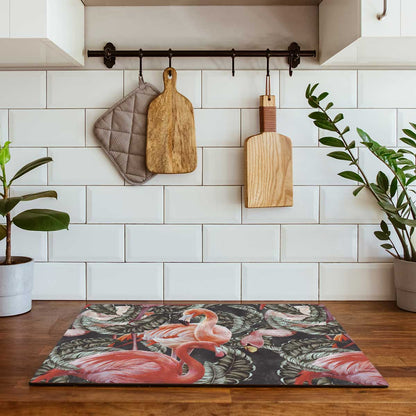 Inductie beschermer - Tropische flamingo’s