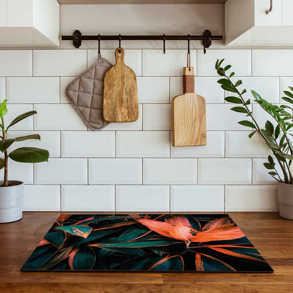 Inductie beschermer - Tropische bloem