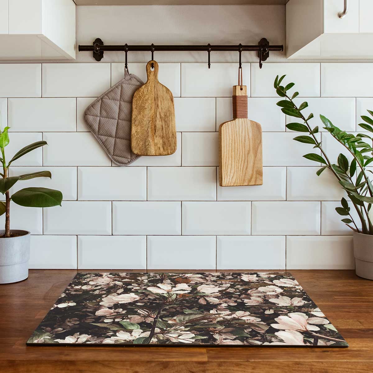 Inductie beschermer - Lente bloemen