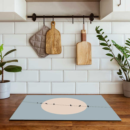 Inductie beschermer - Vogels op een draad