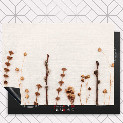 Inductie beschermer - Droogbloemen Natuurlijke Rust