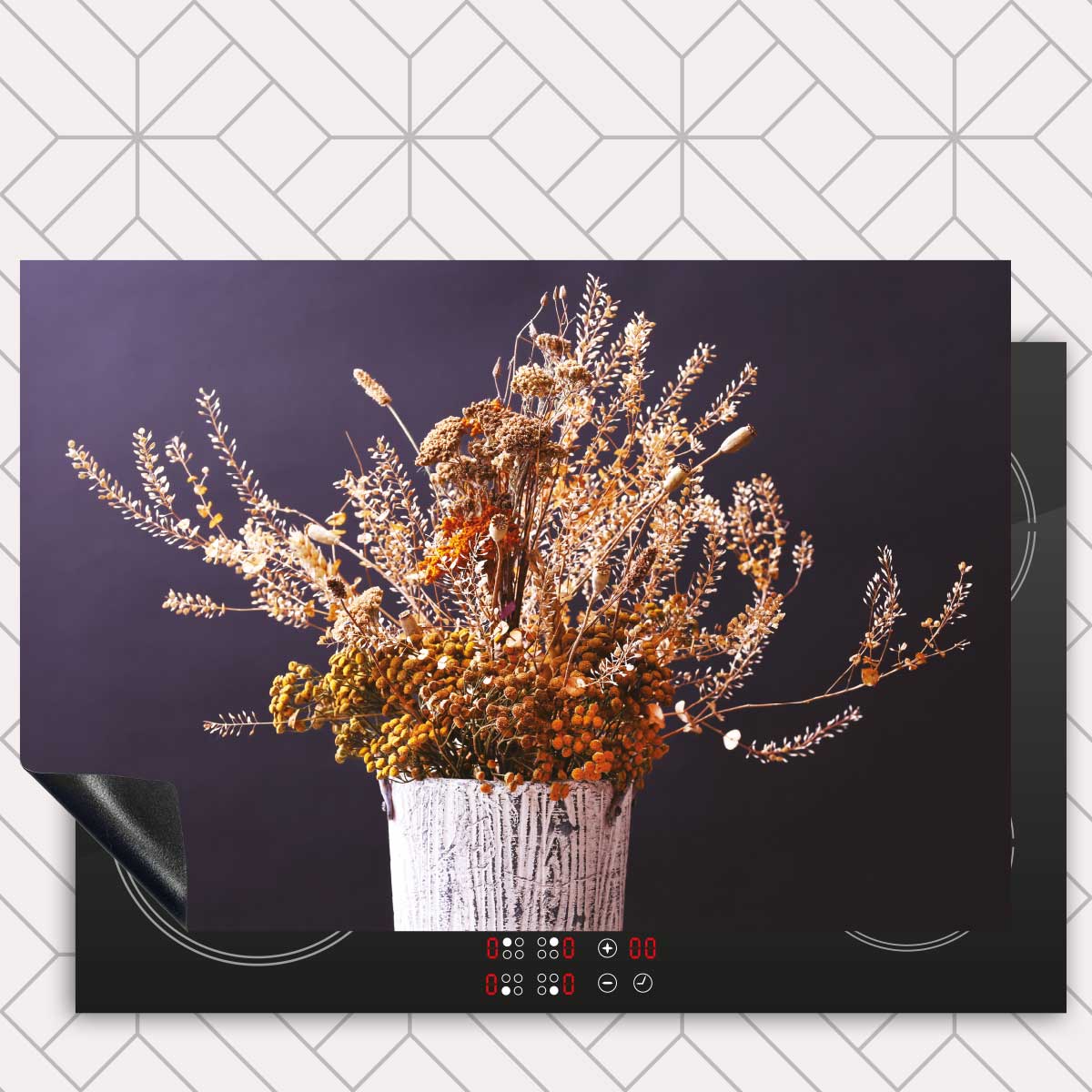 Inductie beschermer - Droogbloemen Pure Harmony