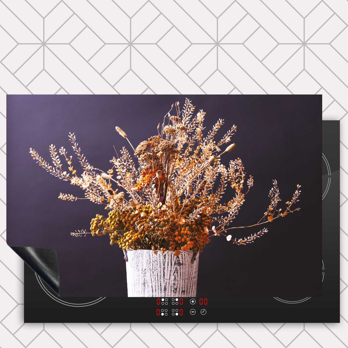 Inductie beschermer - Droogbloemen Pure Harmony