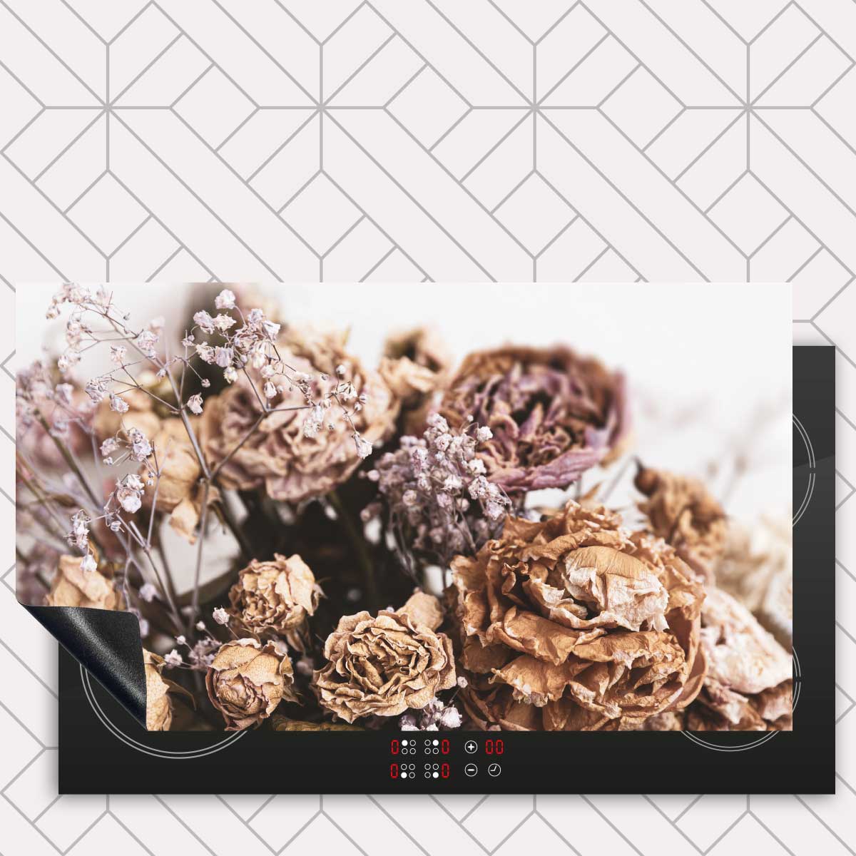 Inductie beschermer - Droogbloemen Autumn Touch