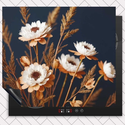 Inductie beschermer - Droogbloemen Sunny Harvest