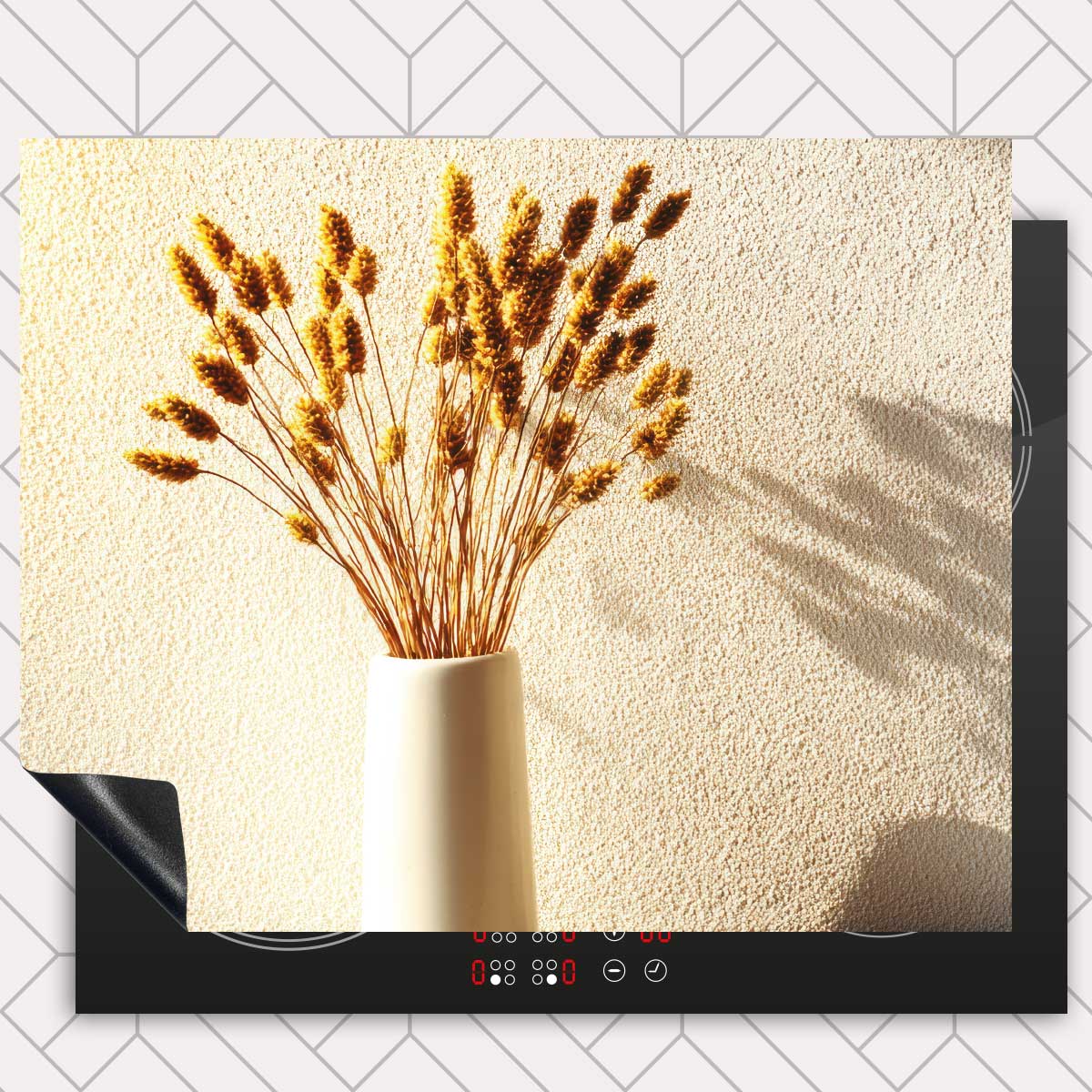 Inductie beschermer - Droogbloemen Cozy Home