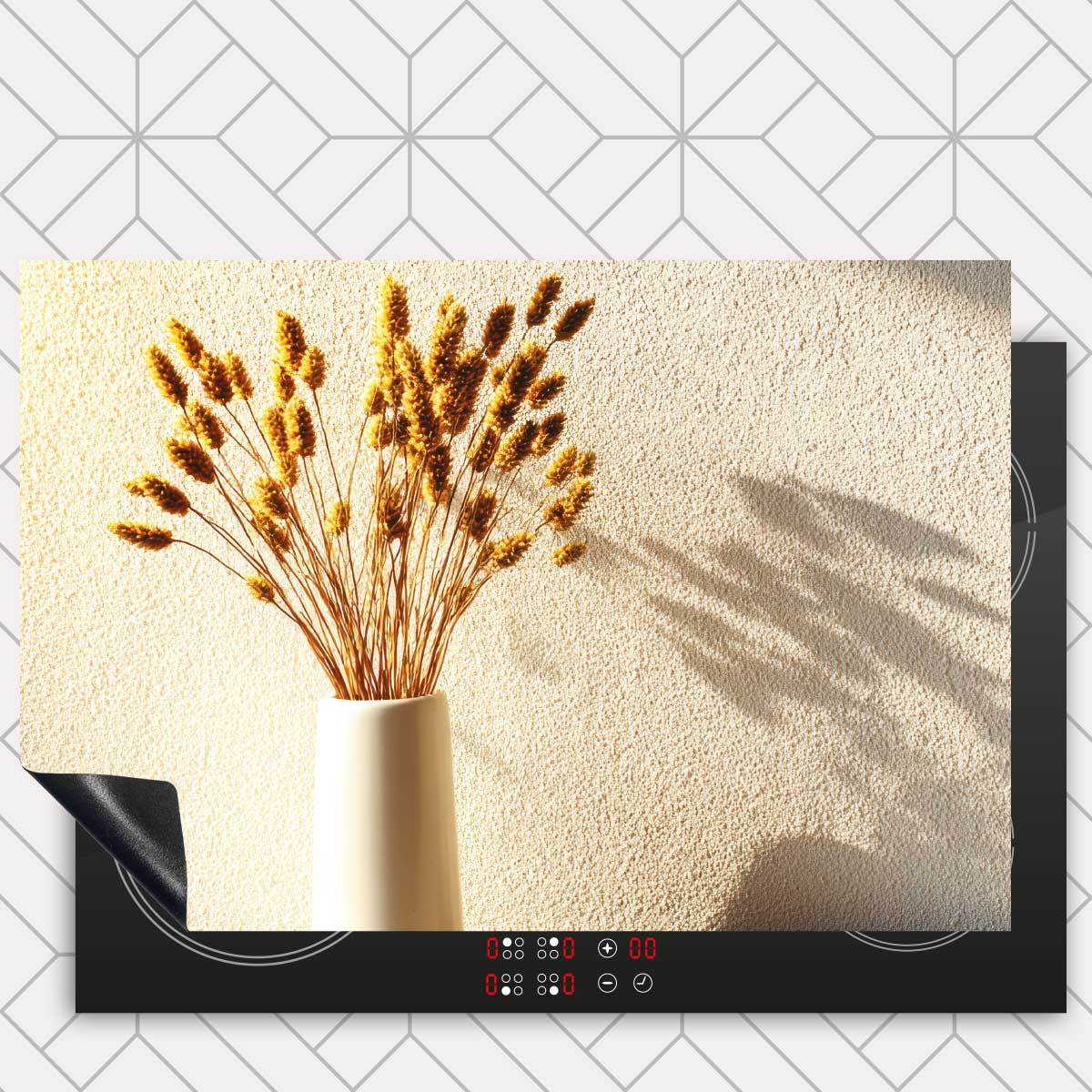 Inductie beschermer - Droogbloemen Cozy Home