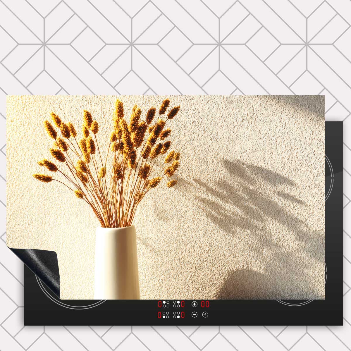 Inductie beschermer - Droogbloemen Cozy Home