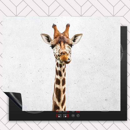 Inductie beschermer - Funny giraf beton