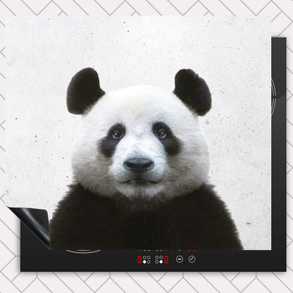 Inductie beschermer - Funny panda beton