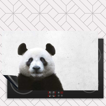 Inductie beschermer - Funny panda beton