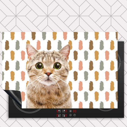 Inductie beschermer - Funny kat vlekken