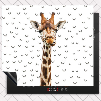Inductie beschermer - Funny giraf fugler