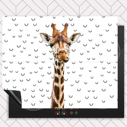 Inductie beschermer - Funny giraf fugler
