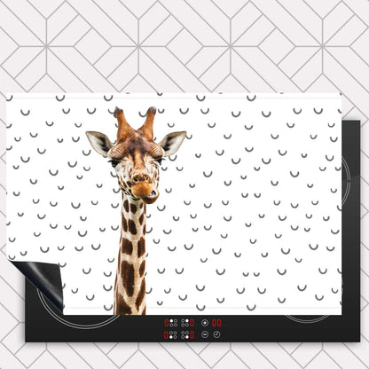 Inductie beschermer - Funny giraf fugler