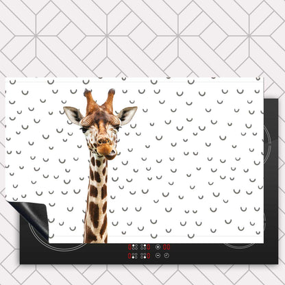 Inductie beschermer - Funny giraf fugler