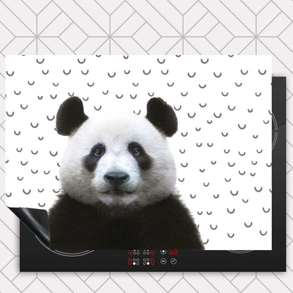 Inductie beschermer - Funny panda fugler
