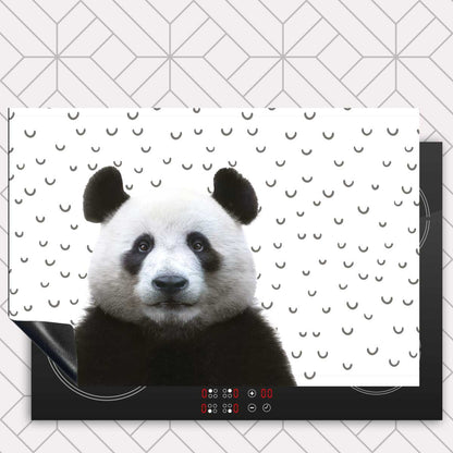 Inductie beschermer - Funny panda fugler