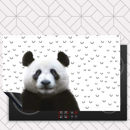 Inductie beschermer - Funny panda fugler