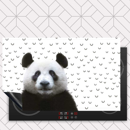 Inductie beschermer - Funny panda fugler
