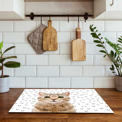 Inductie beschermer - Funny kat fugler