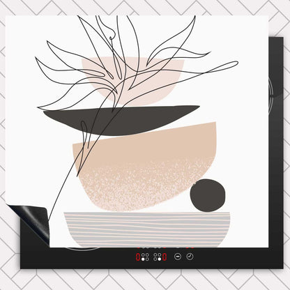 Inductie beschermer - Noordse bloem