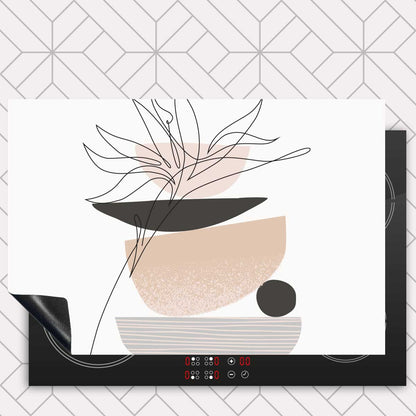 Inductie beschermer - Noordse bloem