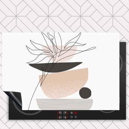 Inductie beschermer - Noordse bloem